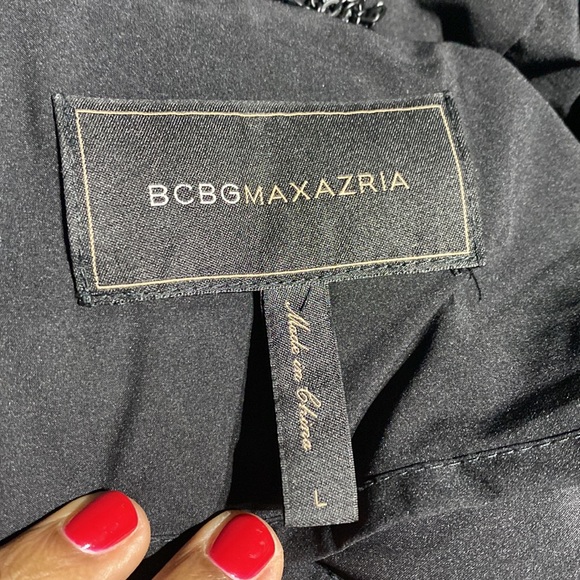 BCBG Black Puffer Coat - Picture 5 of 6